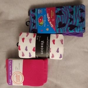 Girls Tights 3-bundle